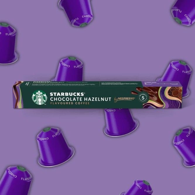 STARBUCKS® Cápsulas Nespresso Chocolate Hazelnut 10 un.