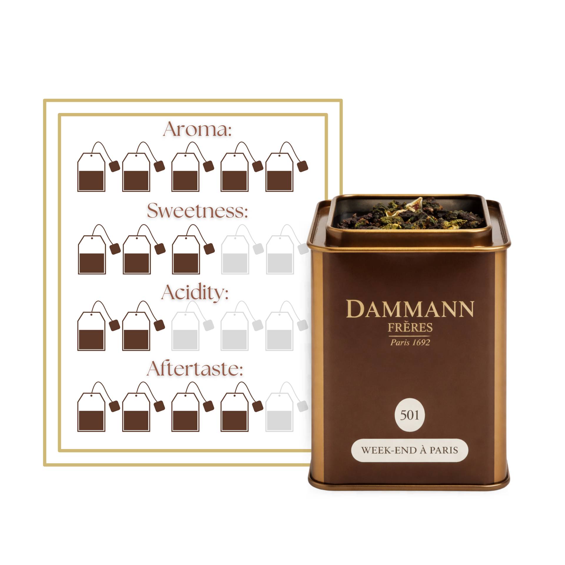 DAMMANN FRÈRES® Tea Week-End à Paris 100g