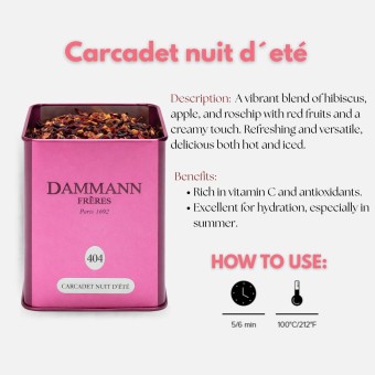 DAMMANN FRÈRES® Tea Carcadet Nuit D´Été 100g