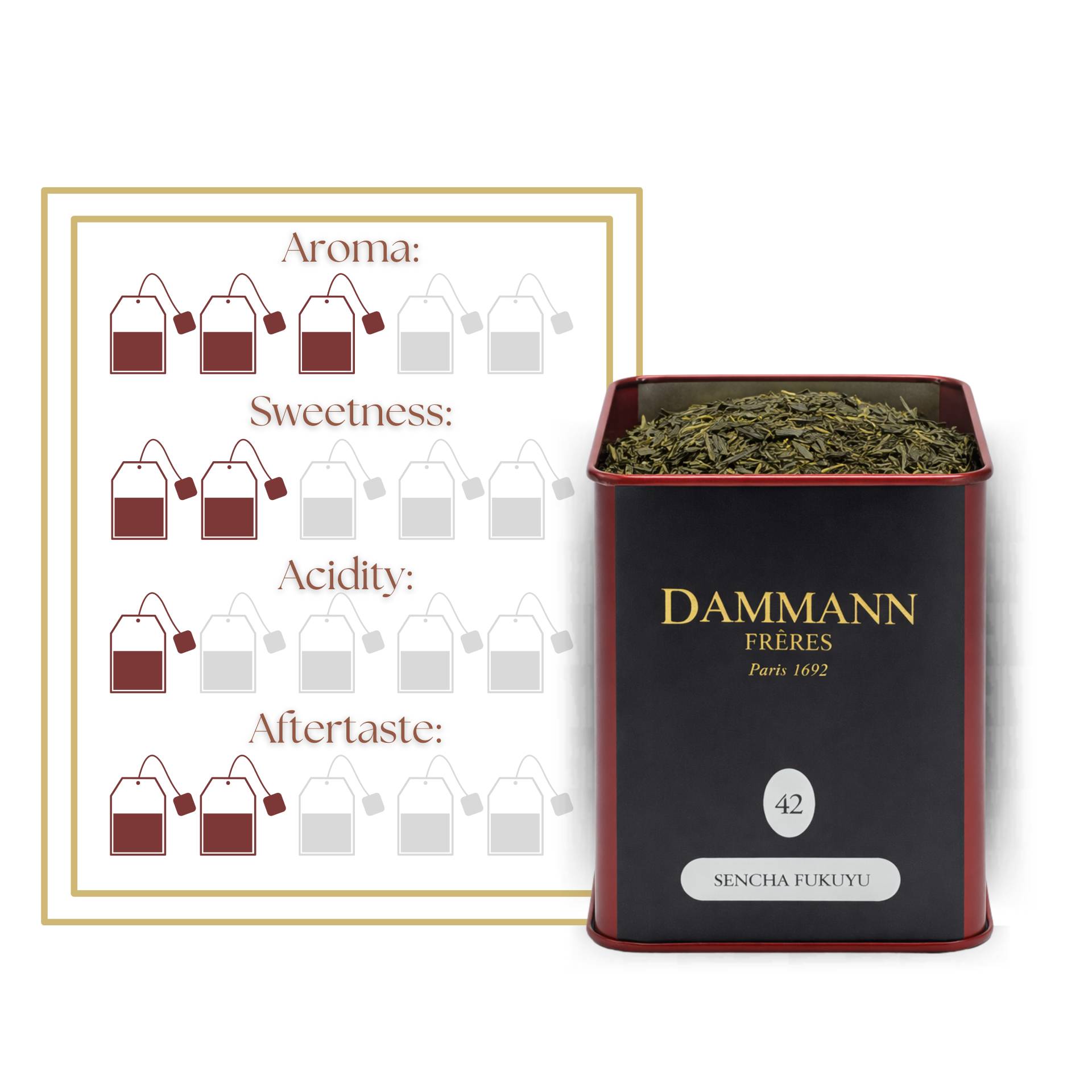 DAMMANN FRÈRES® Chá Sencha Fukuyu 100g