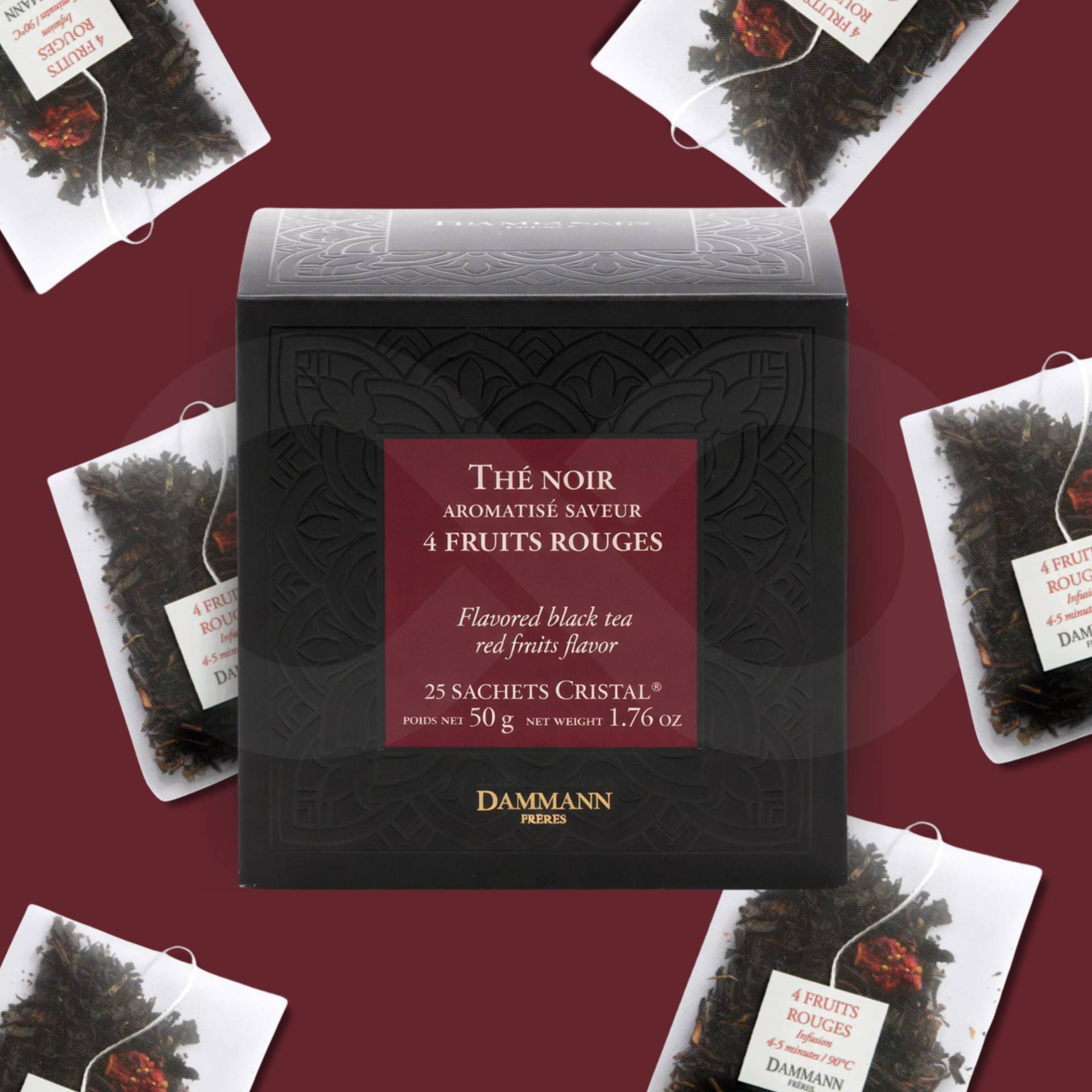 DAMMANN FRÈRES® Tee 4 Fruits Rouges 25 Stk.