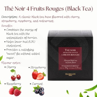 DAMMANN FRÈRES® Tee 4 Fruits Rouges 25 Stk.