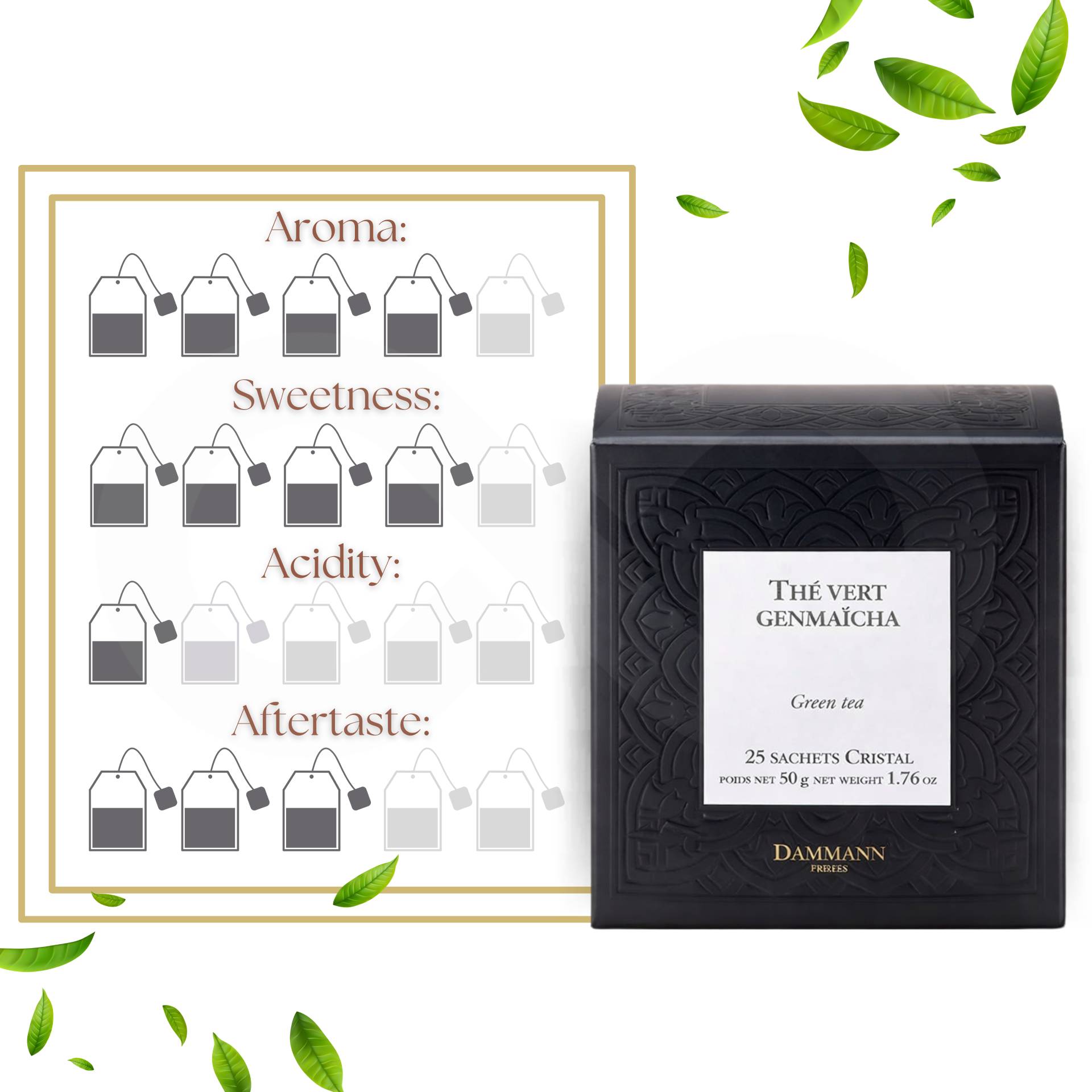 DAMMANN FRÈRES® Tea Genmaicha 25 un.