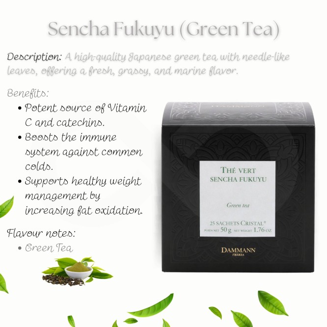 DAMMANN FRÈRES® Tea Sencha Fukuyu 25 un.