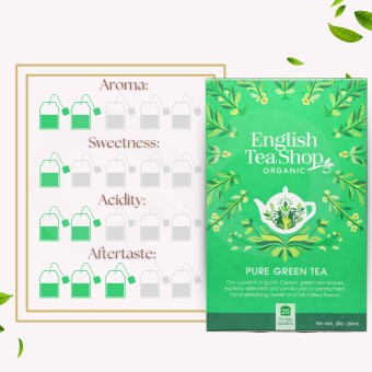 ENGLISH TEA SHOP® Tea Pure Green 20 un.