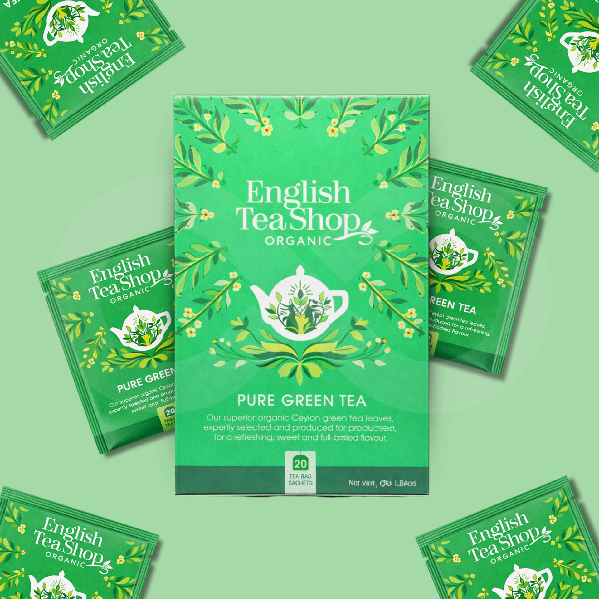 ENGLISH TEA SHOP® Tea Pure Green 20 un.