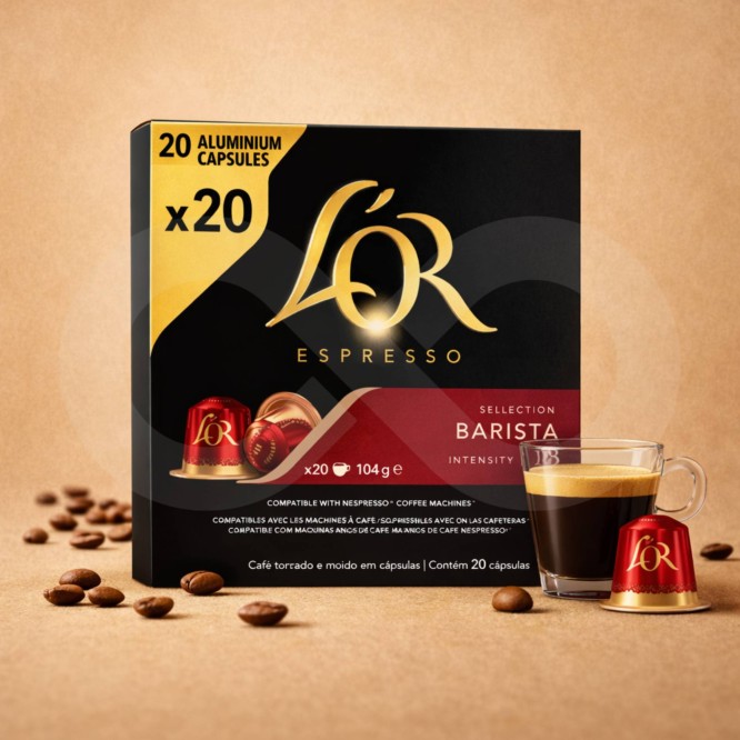 L�OR� C�psulas Nespresso Barista 20 uds.