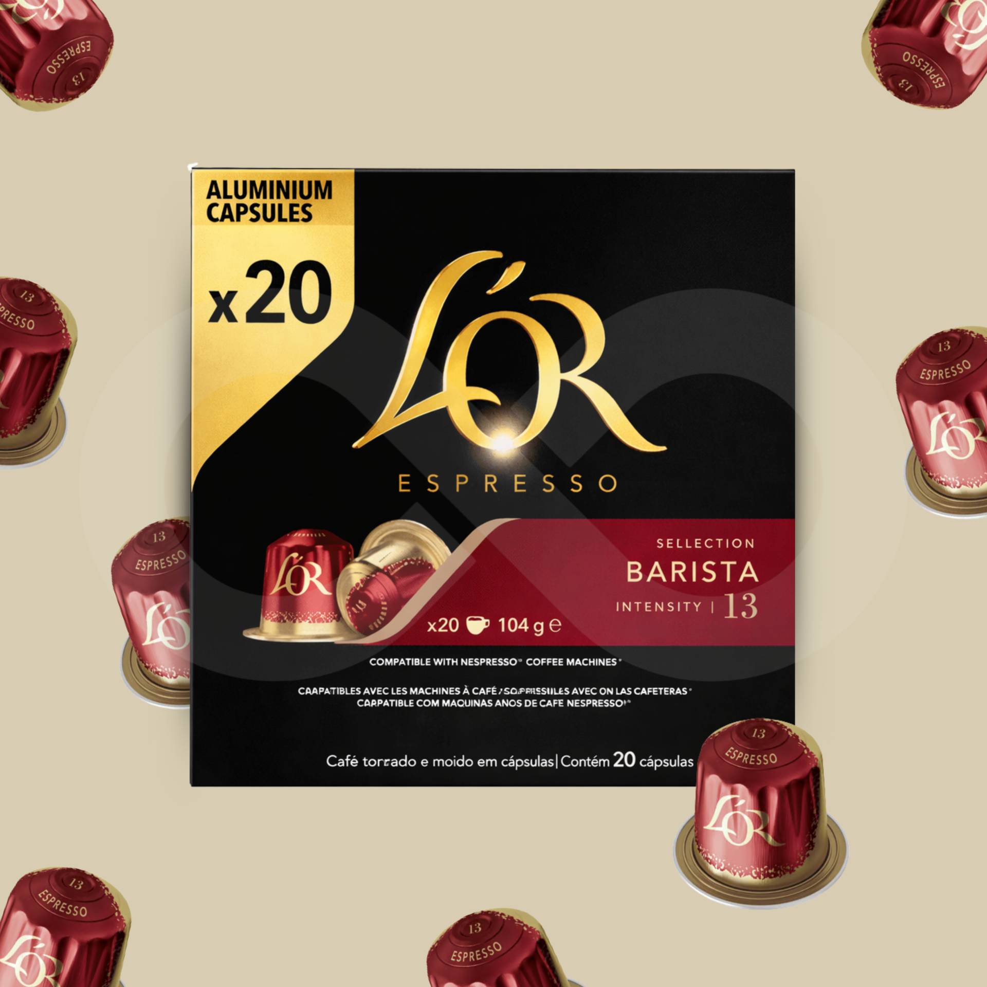L´OR® Cápsulas Nespresso Barista 20 uds.