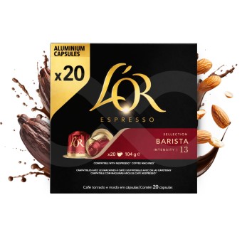 L�OR� C�psulas Nespresso Barista 20 uds.