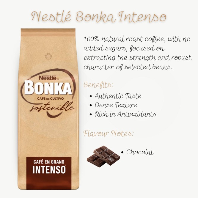 NESTLÉ® Café en Grano Bonka Intenso 1kg
