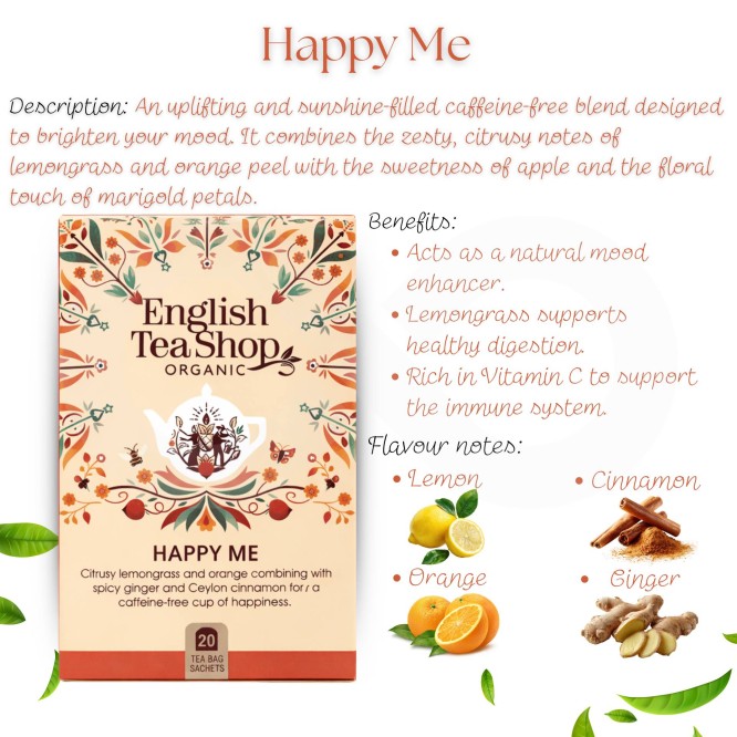 ENGLISH TEA SHOP� Herbata Happy Me 20 szt.
