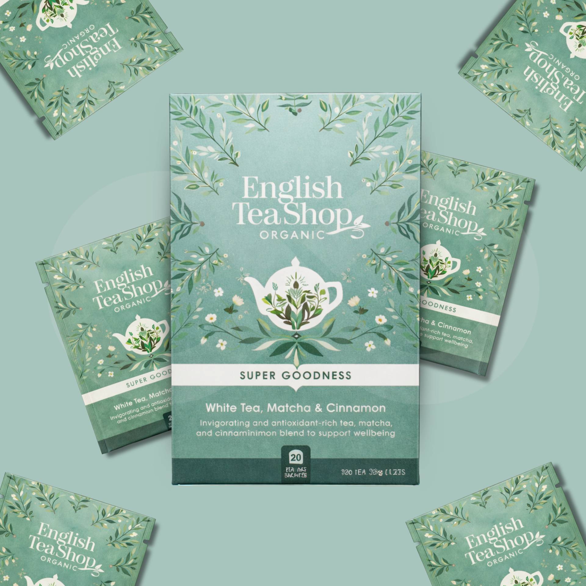 ENGLISH TEA SHOP® Tè Bianco, Matcha E Cannella 20 pz.