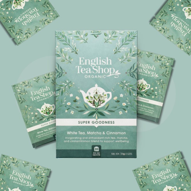ENGLISH TEA SHOP® Tea White , Matcha & Cinnamon 20 un.