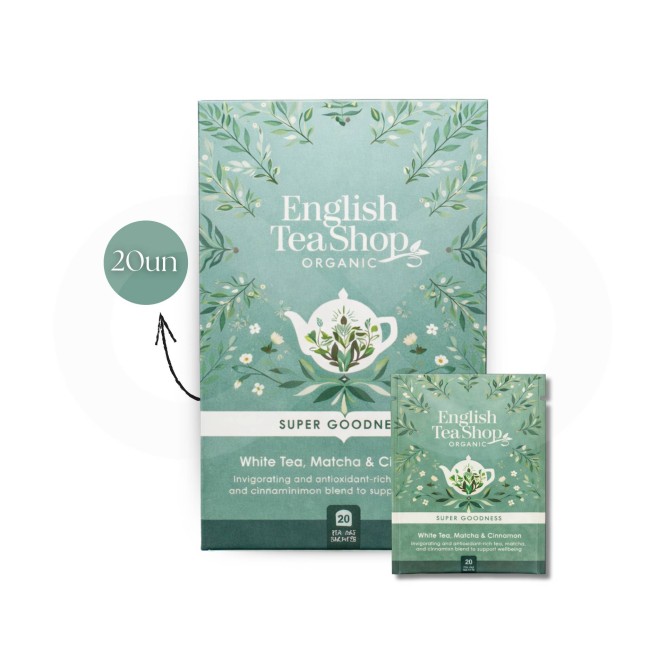 ENGLISH TEA SHOP® Tea White , Matcha & Cinnamon 20 un.