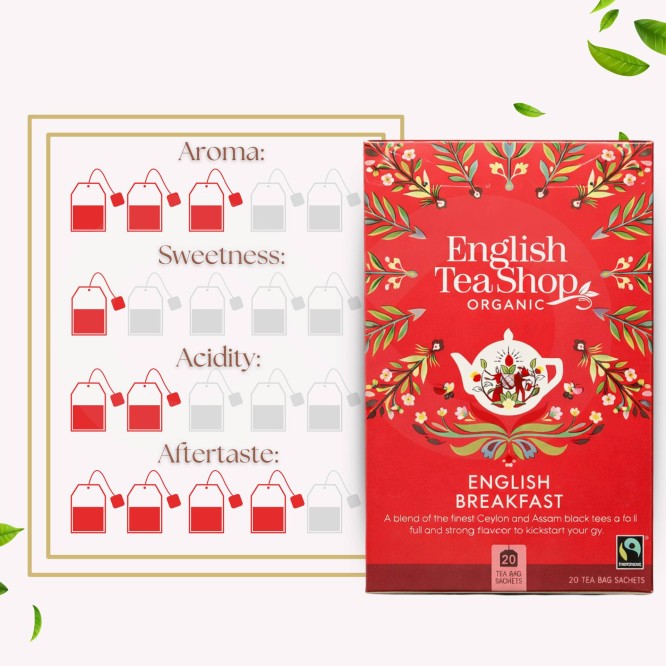 ENGLISH TEA SHOP® Té English Breakfast 20 uds.