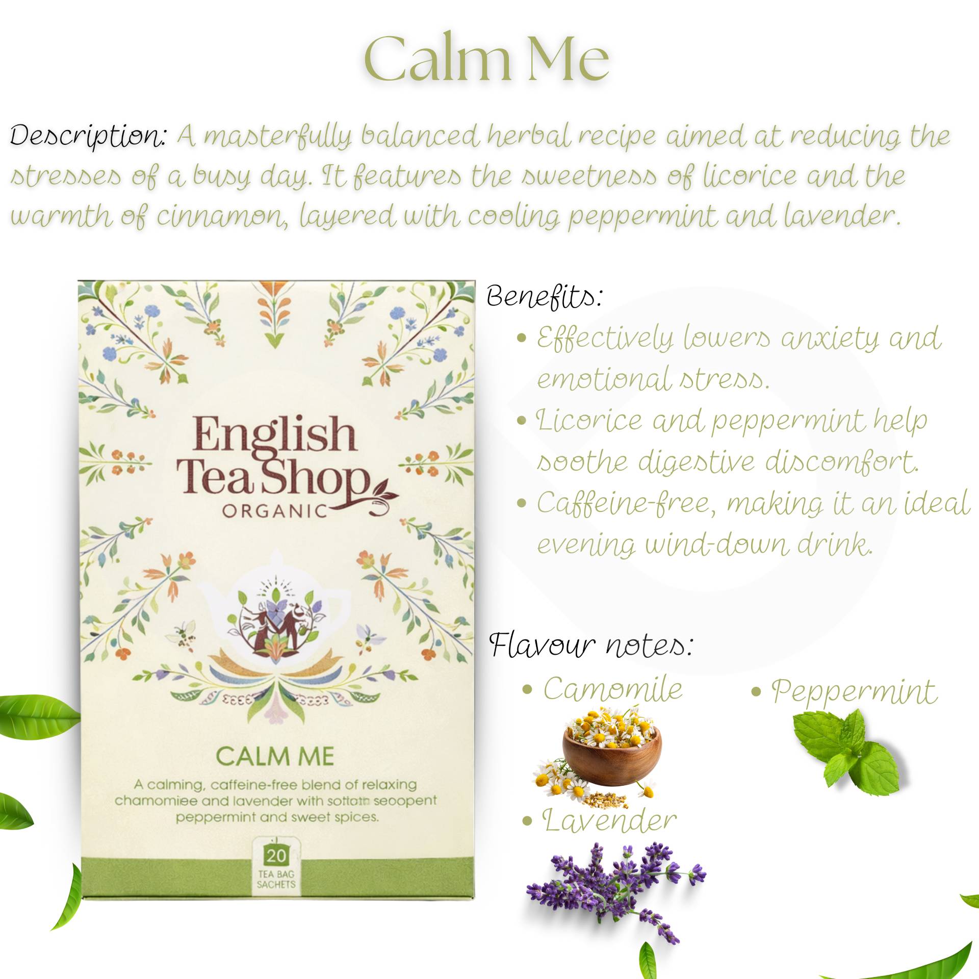 ENGLISH TEA SHOP® Tee Calm Me 20 Stk.