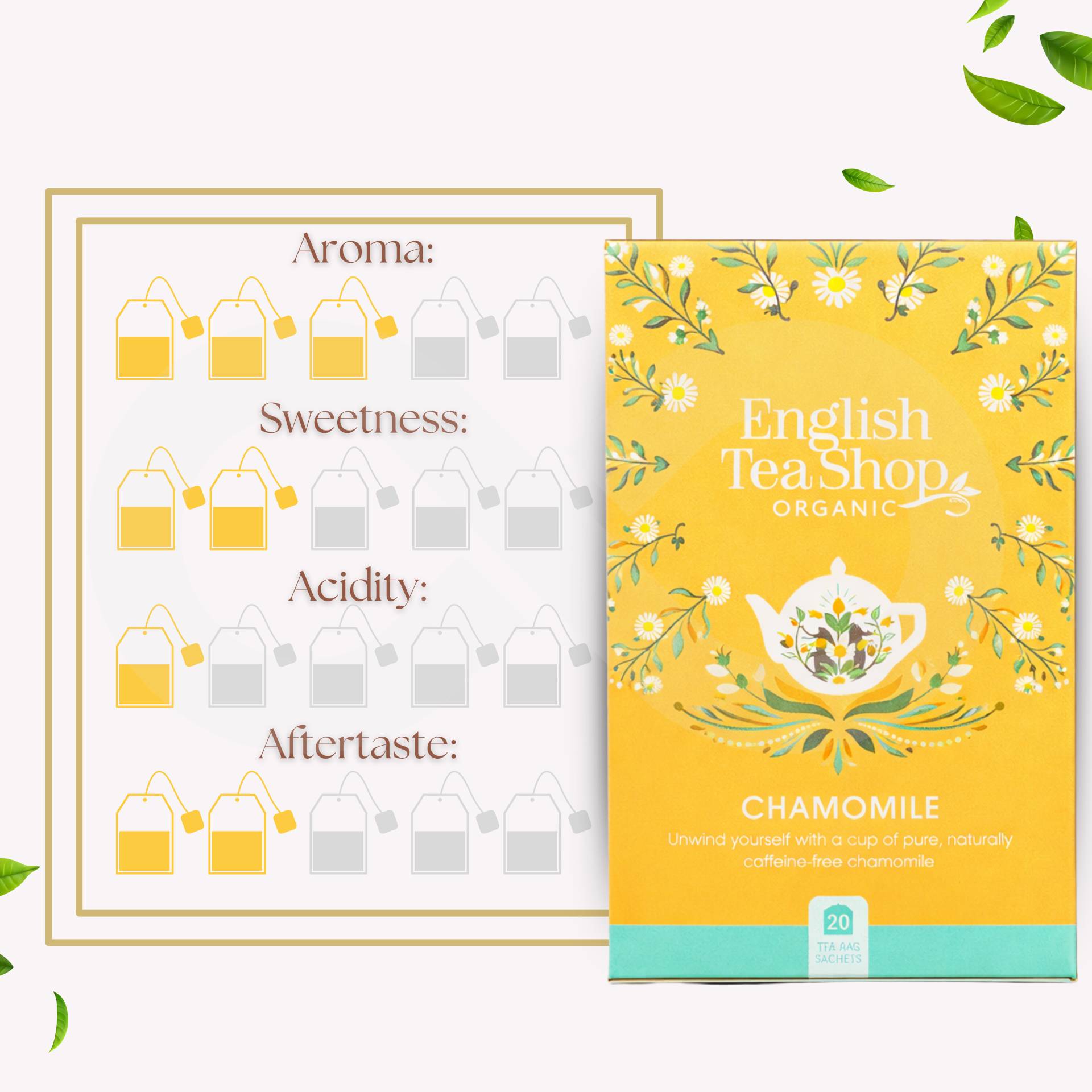 ENGLISH TEA SHOP® Té Manzanilla 20 uds.