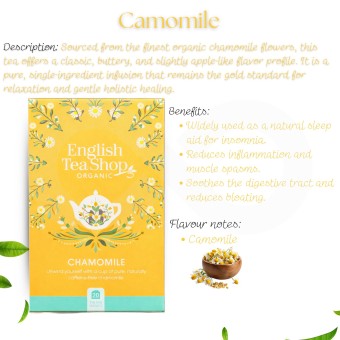 ENGLISH TEA SHOP® Té Manzanilla 20 uds.