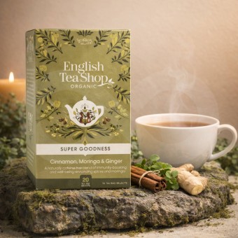 ENGLISH TEA SHOP® Tea Cinnamon, Moringa And Ginger 20 un.