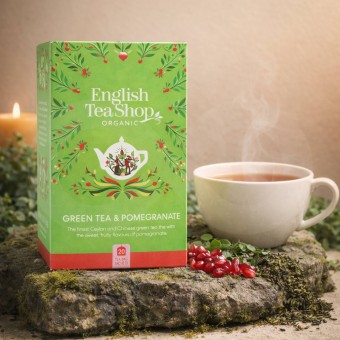 ENGLISH TEA SHOP® Herbata Zielona Z Granatem 20 szt.