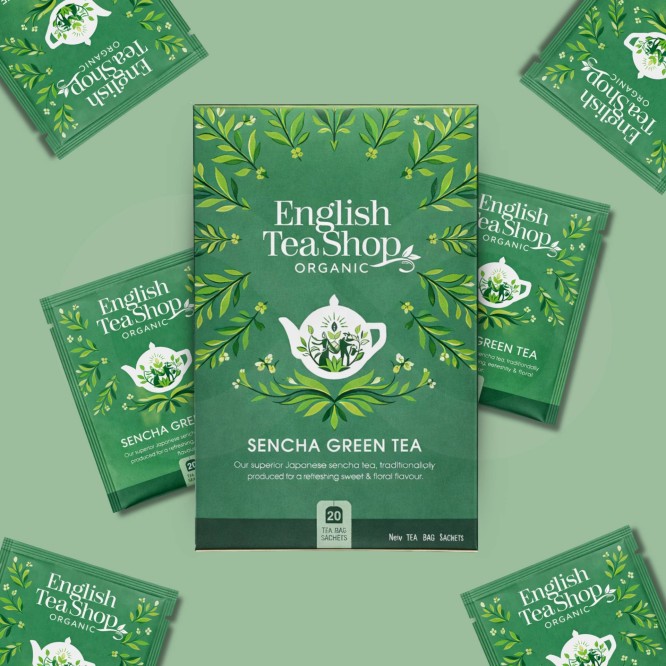 ENGLISH TEA SHOP® Tea Sencha Green 20 un.