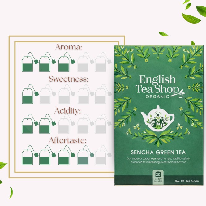 ENGLISH TEA SHOP® Tea Sencha Green 20 un.