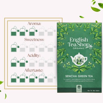 ENGLISH TEA SHOP® Tea Sencha Green 20 un.