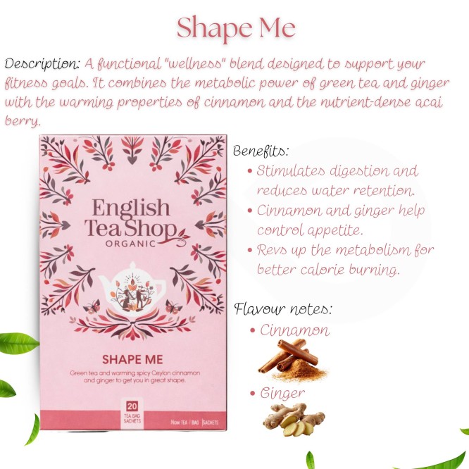 ENGLISH TEA SHOP® Tè Shape Me 20 pz.