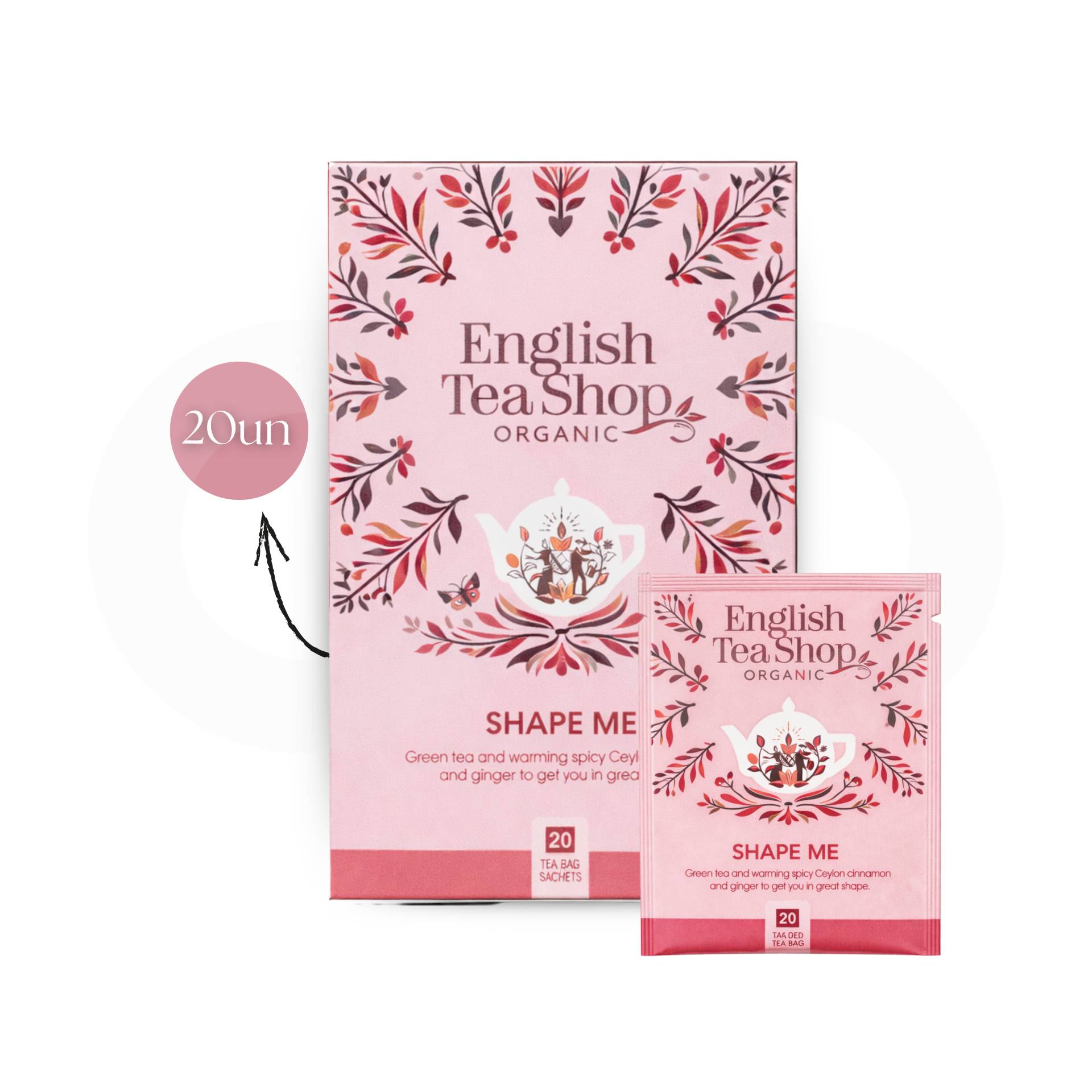 ENGLISH TEA SHOP® Tè Shape Me 20 pz.
