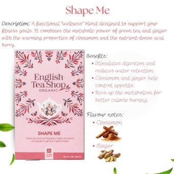 ENGLISH TEA SHOP® Tè Shape Me 20 pz.