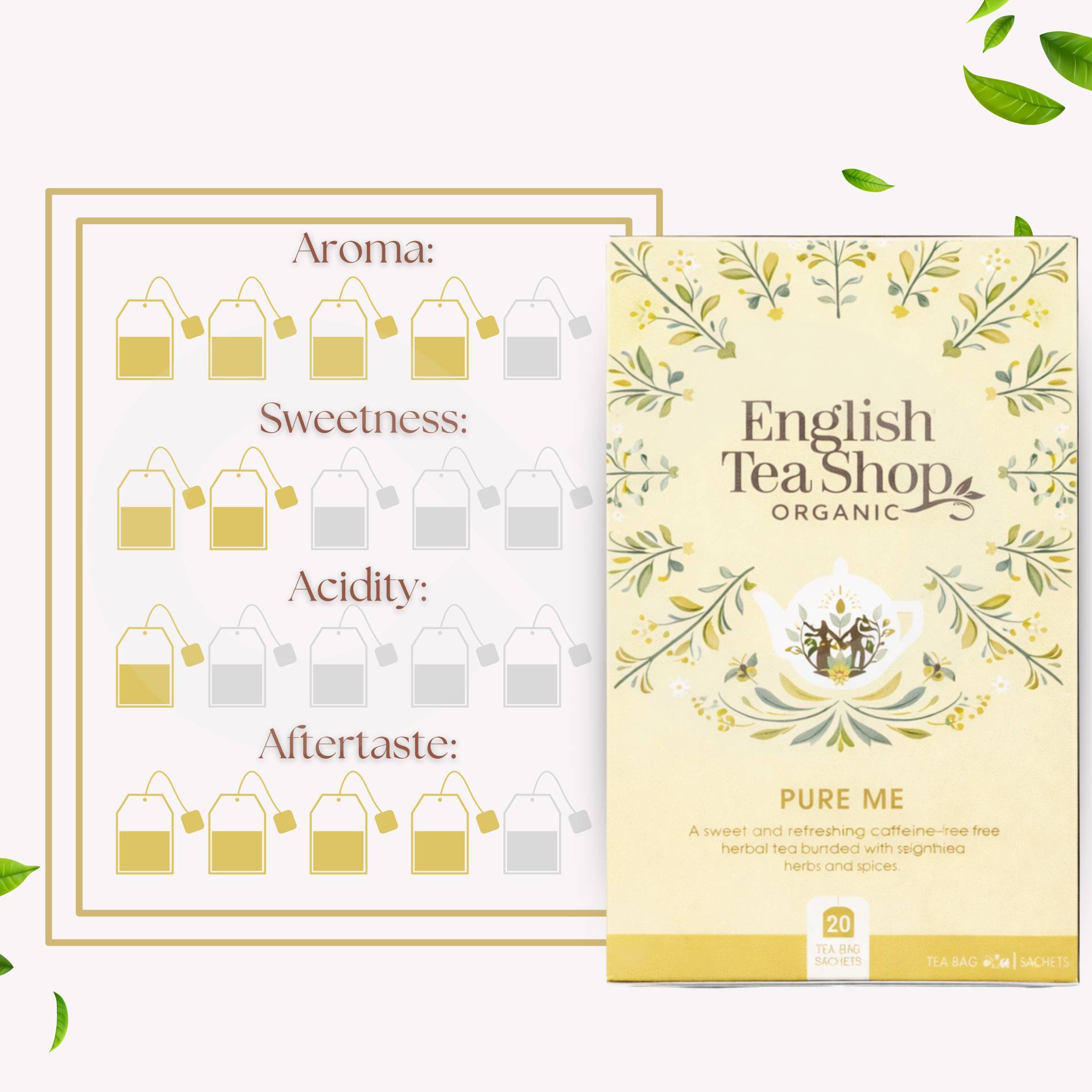 ENGLISH TEA SHOP® Tee Pure Me 20 Stk.