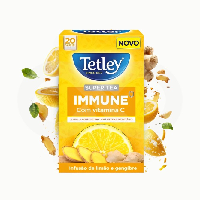 TETLEY® Thé Immune Vitamine C 20 u.