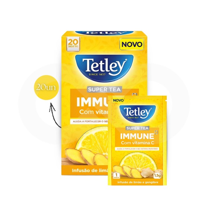 TETLEY® Thé Immune Vitamine C 20 u.
