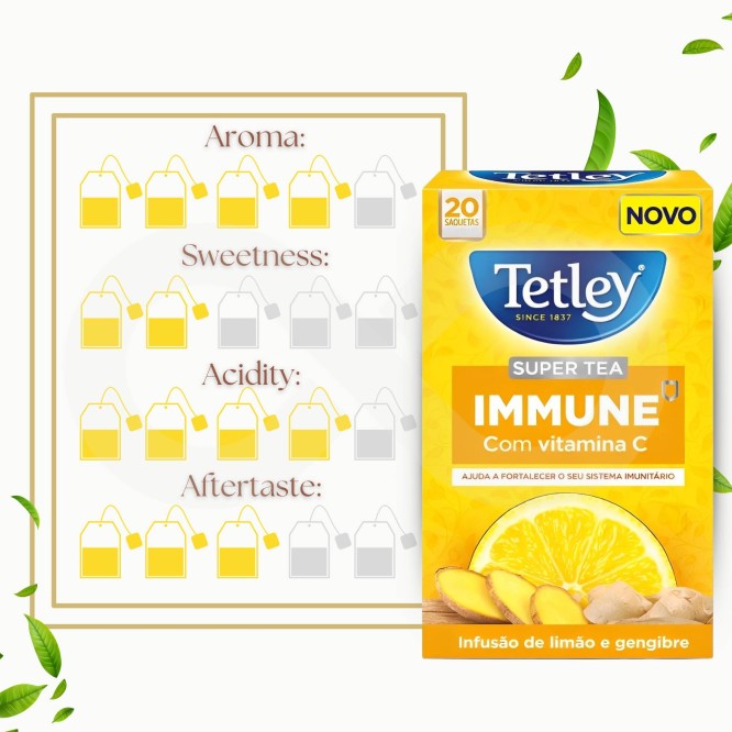 TETLEY® Thé Immune Vitamine C 20 u.