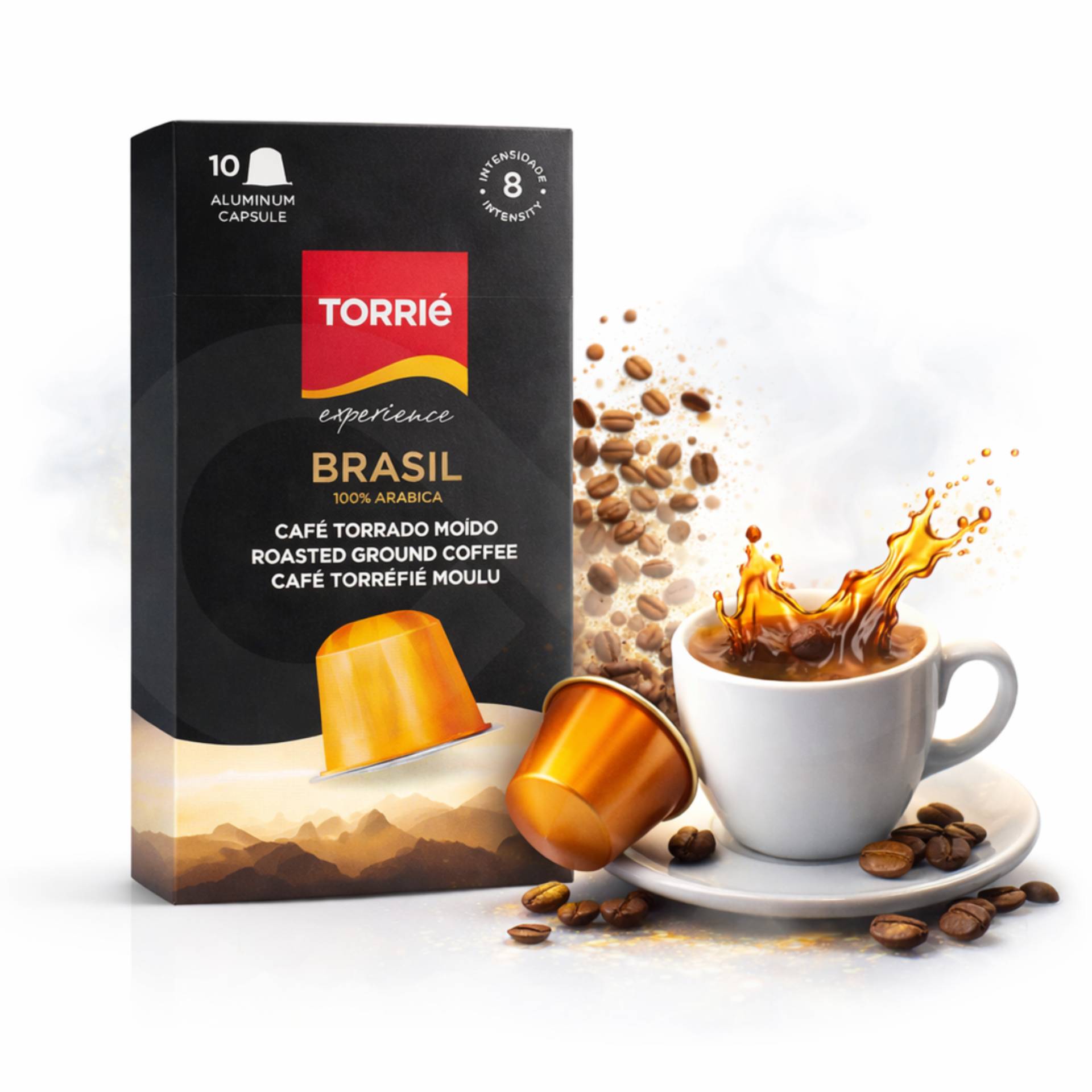 TORRIE® Cápsulas Nespresso Brasil 10 uds.