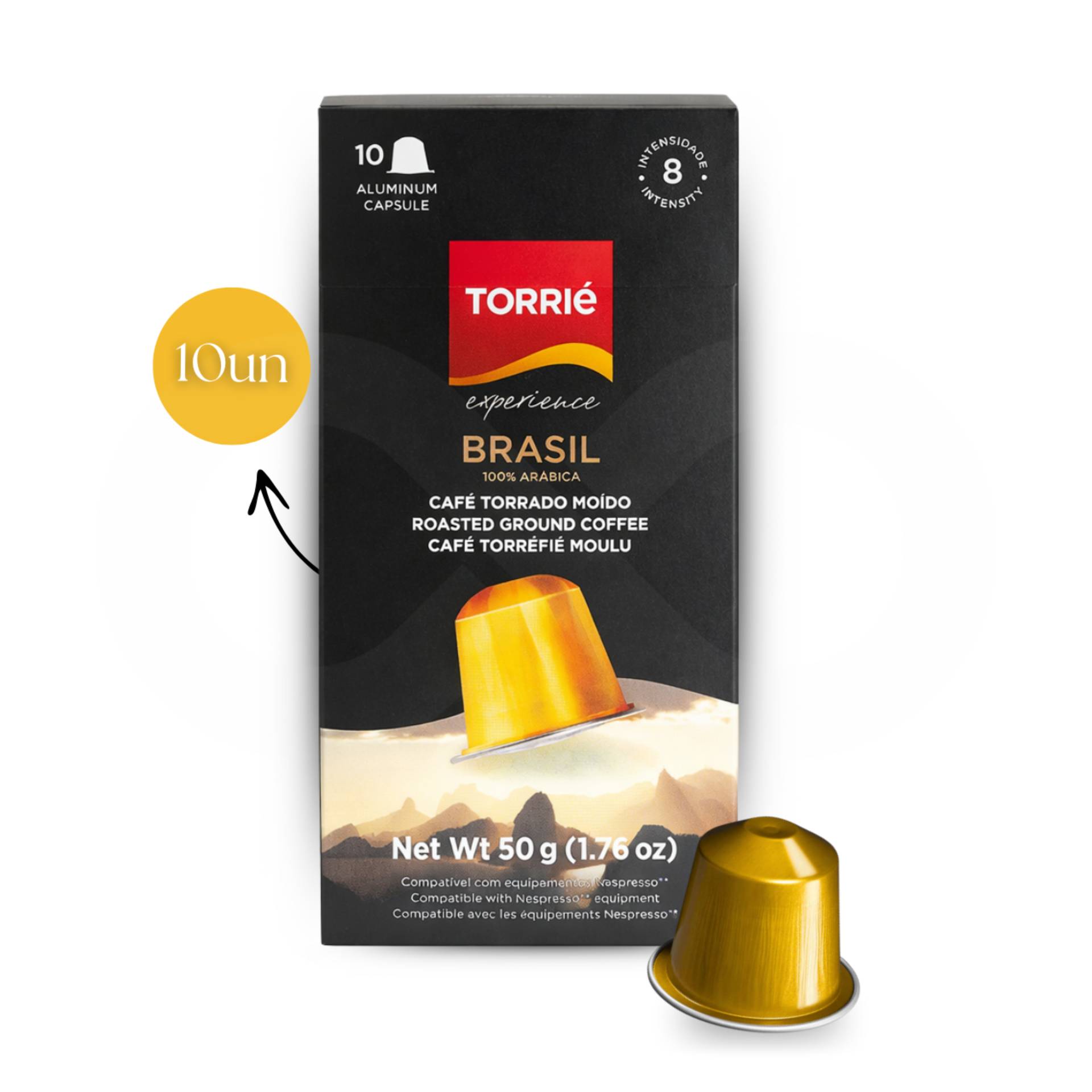 TORRIE® Cápsulas Nespresso Brasil 10 uds.