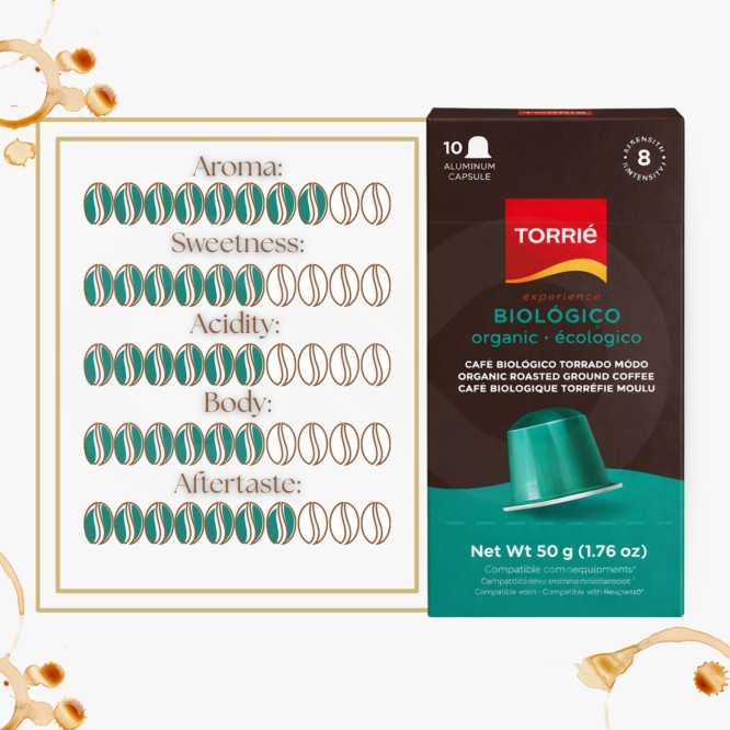 TORRIE® Nespresso Capsules Bio 10 un.