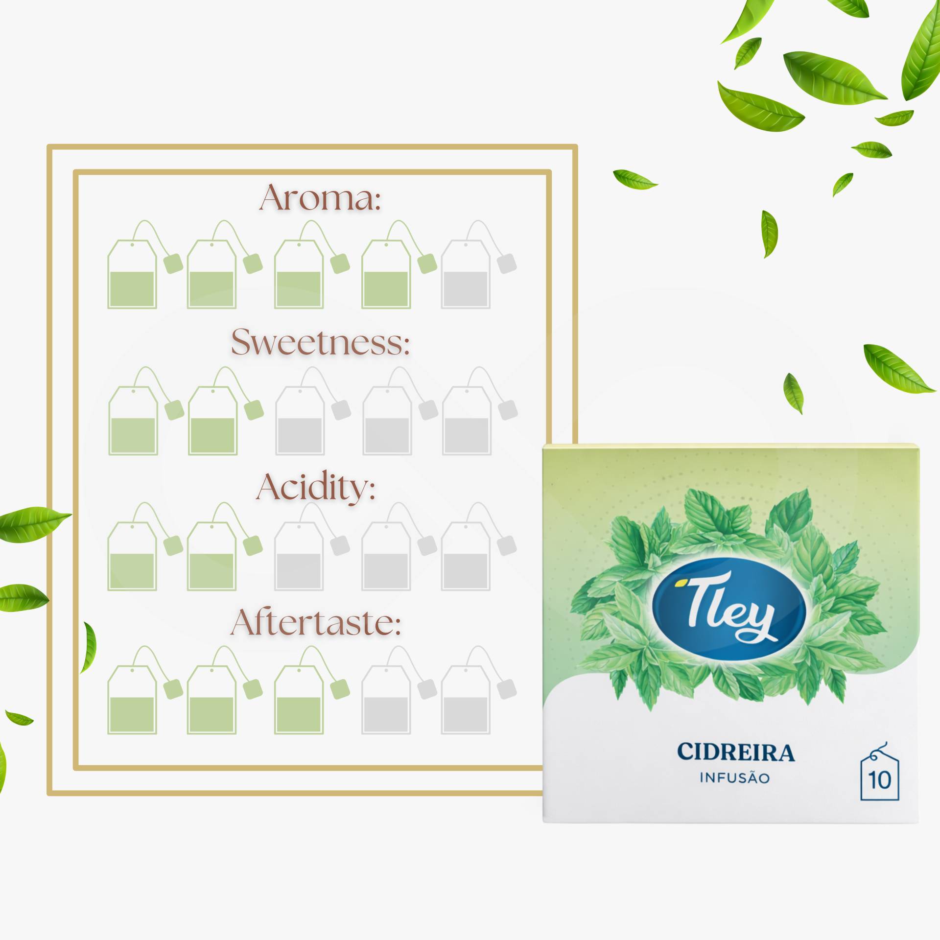 TLEY® Chá Cidreira 10 un.