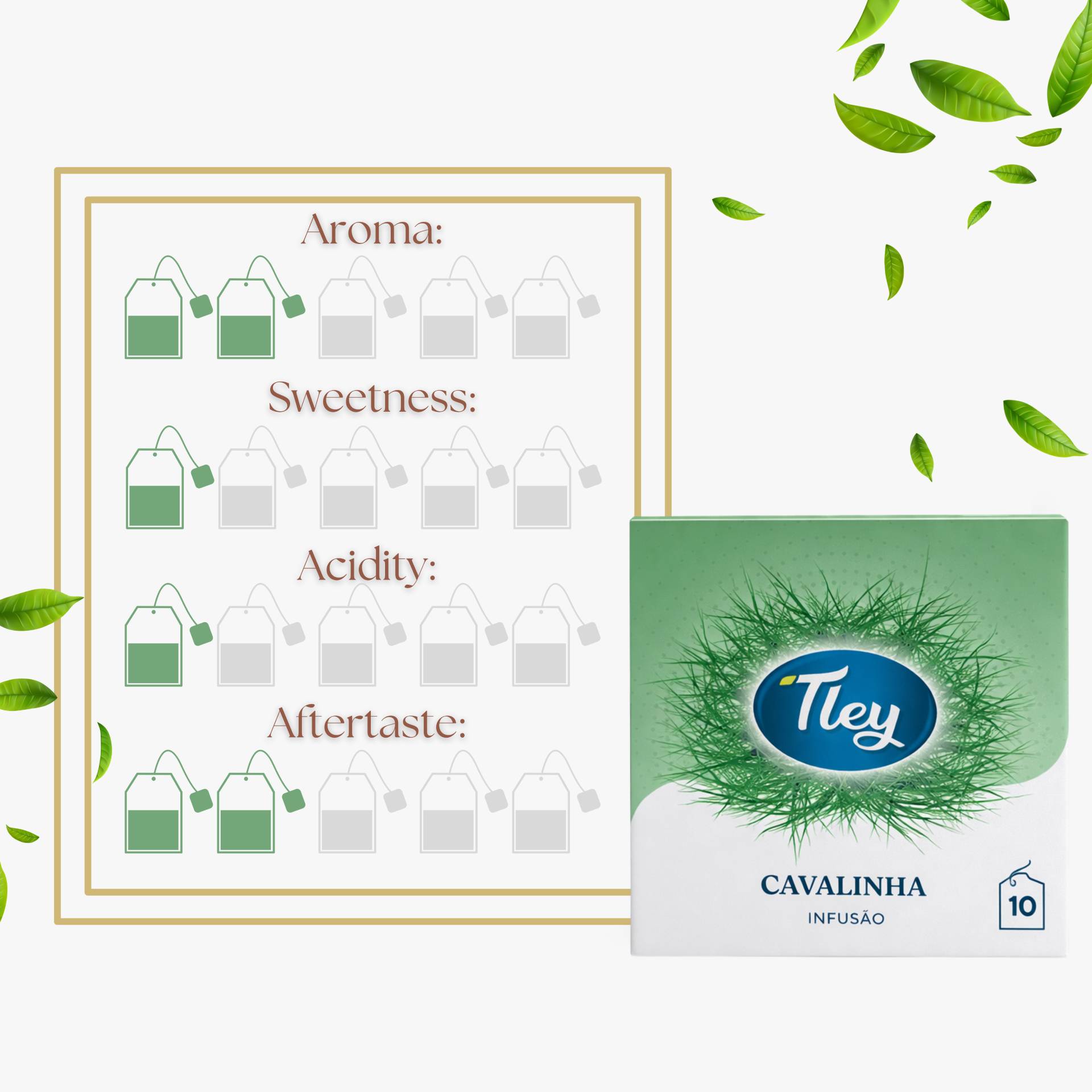 TLEY® Tea Cavalinha 10 un.