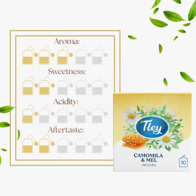 TLEY® Té Manzanilla Con Miel 10 uds.