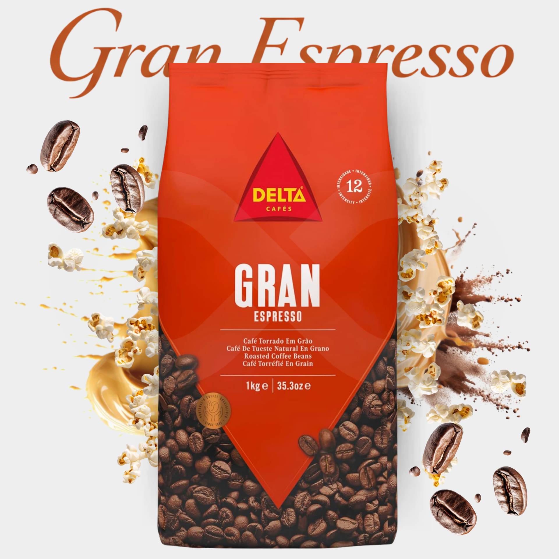 DELTA CAFÉS® Caffè in Grani Gran Espresso 1kg