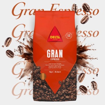 DELTA CAFÉS® Coffee Beans Gran Espresso 1kg DELTA CAFÉS® Coffee Beans Gran Espresso 1kg