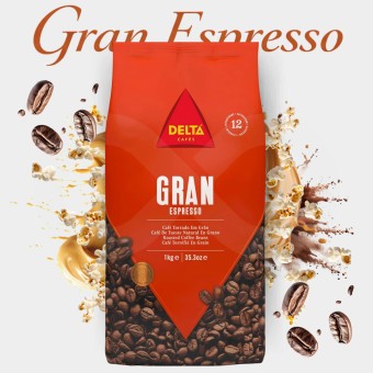 DELTA CAFÉS® Caffè in Grani Gran Espresso 1kg