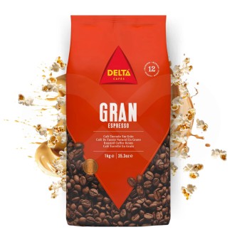 DELTA CAFÉS® Caffè in Grani Gran Espresso 1kg