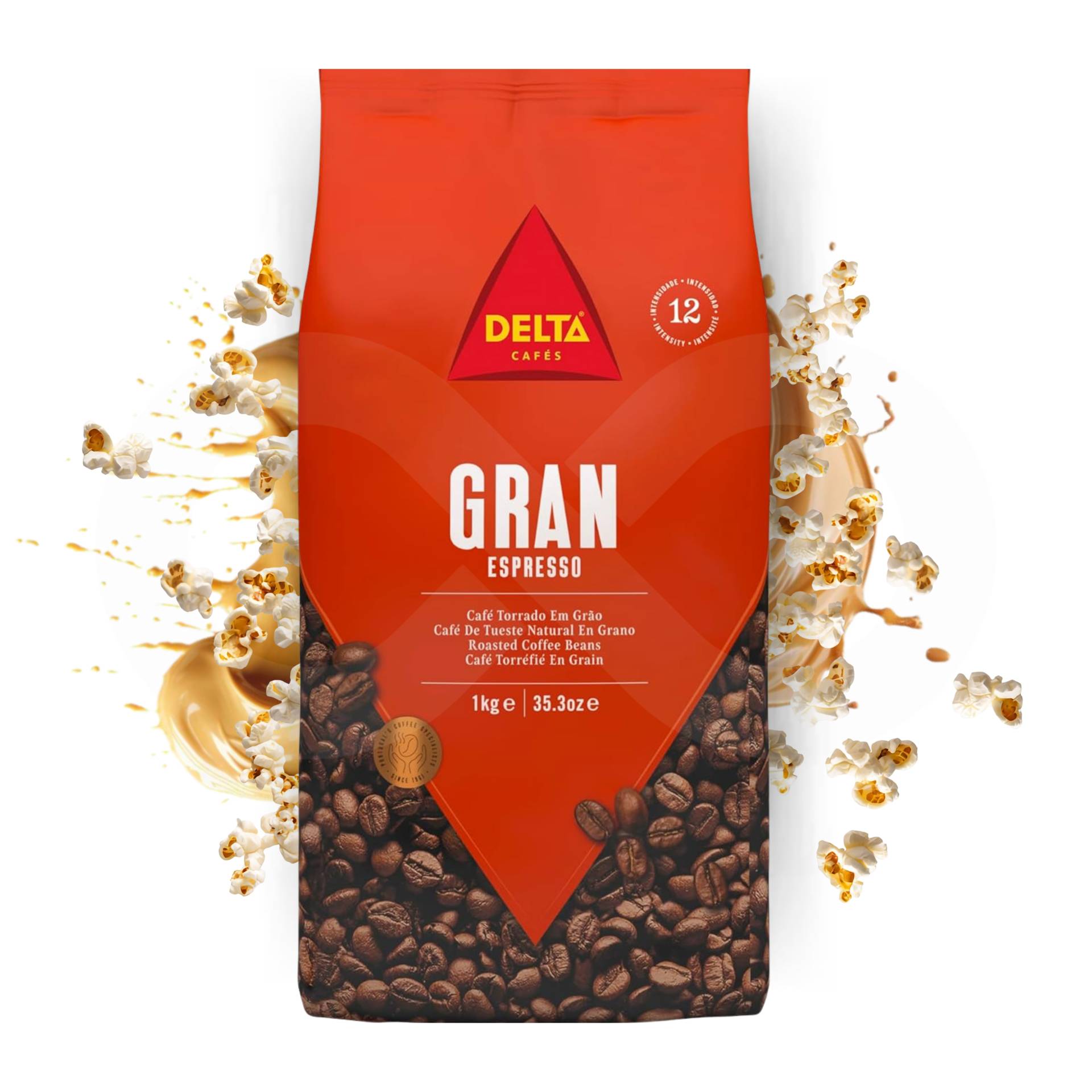 DELTA CAFÉS® Caffè in Grani Gran Espresso 1kg