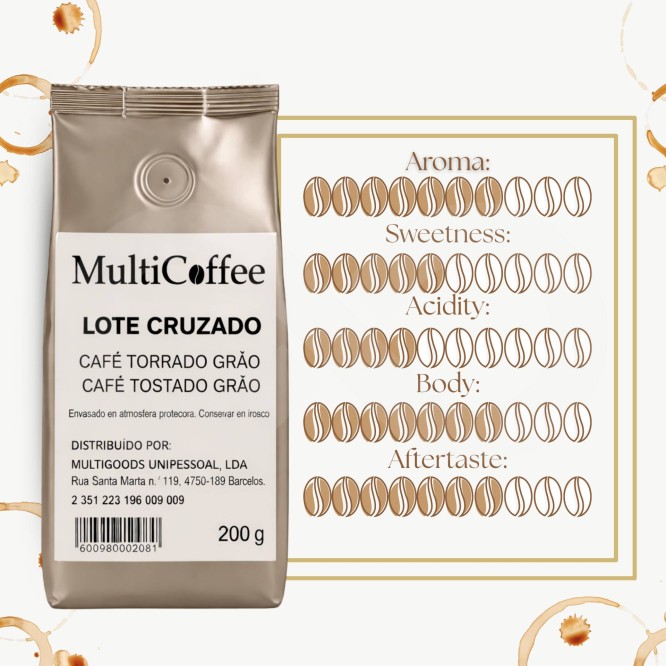 MULTICOFFEES� Caf� en Grano Cruzado 200g