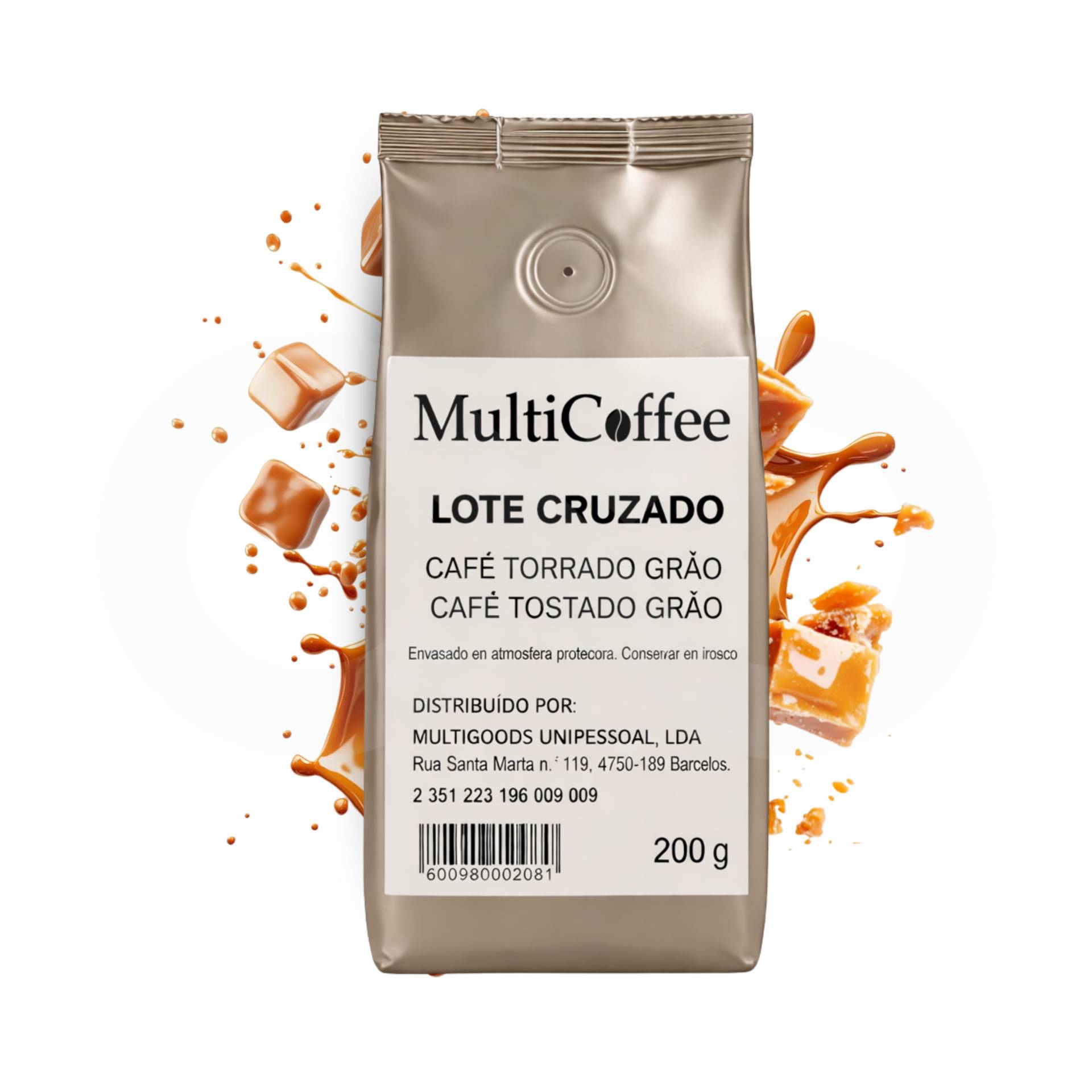 MULTICOFFEES® Café en Grano Cruzado 200g