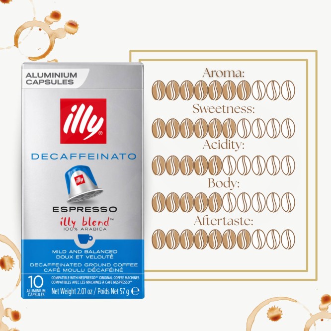ILLY® Nespresso Capsules Decaf 10 un.