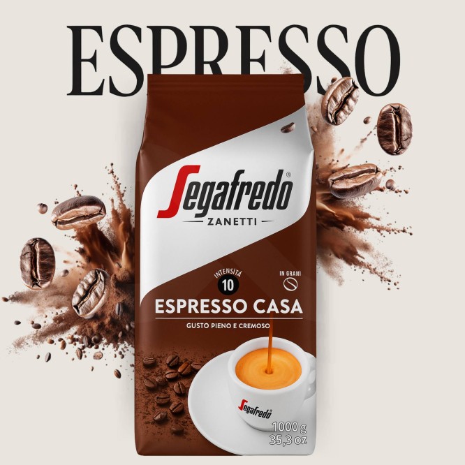 SEGAFREDO® Café em Grão Espresso Casa 1kg