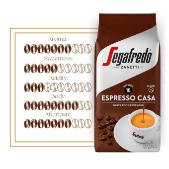 SEGAFREDO® Café em Grão Espresso Casa 1kg